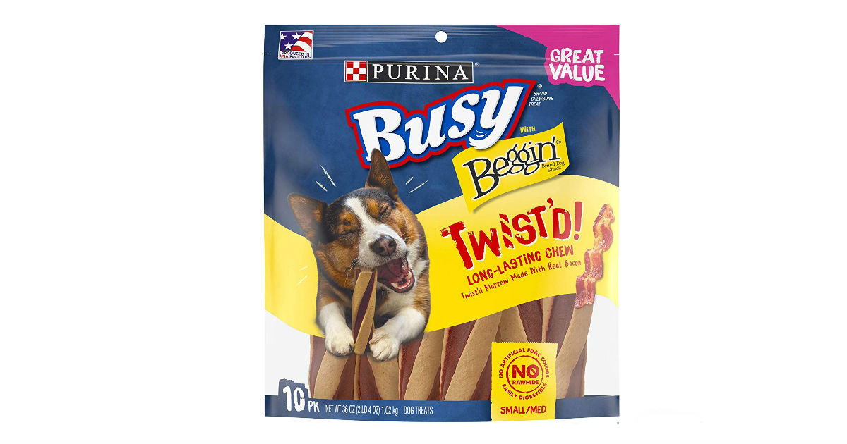 Purina Busy With Beggin' Twist'd Dog Treats ONLY $6.49 (Reg. $14)
