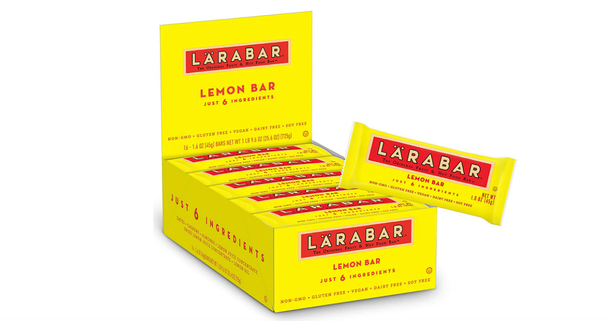 Larabar Lemon 16-Count ONLY $8.51 Shipped on Amazon