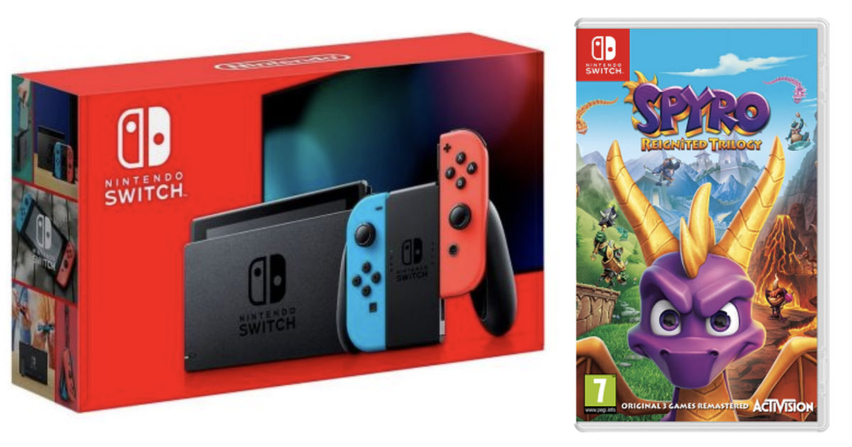 Nintendo Switch Console w/ Spyro Game ONLY 289.99 at Walmart Daily