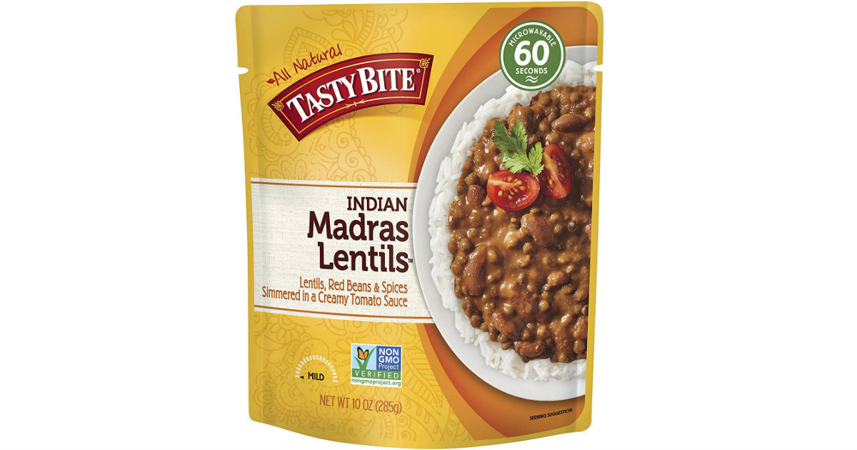 Tasty Bite Indian Entree Madras Lentils ONLY $6.26 Shipped