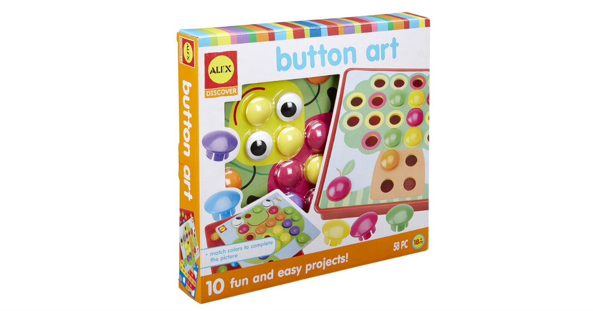 Alex Toys Discover Button Art Activity Set ONLY $9.40 (Reg. $26)