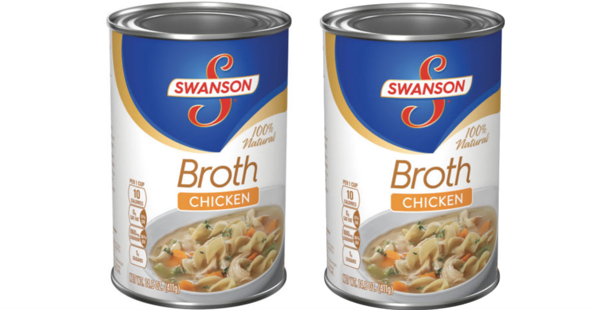 Swanson Chicken Broth ONLY 0.50 Each at Walgreens (Reg 1.29) Printable Coupons