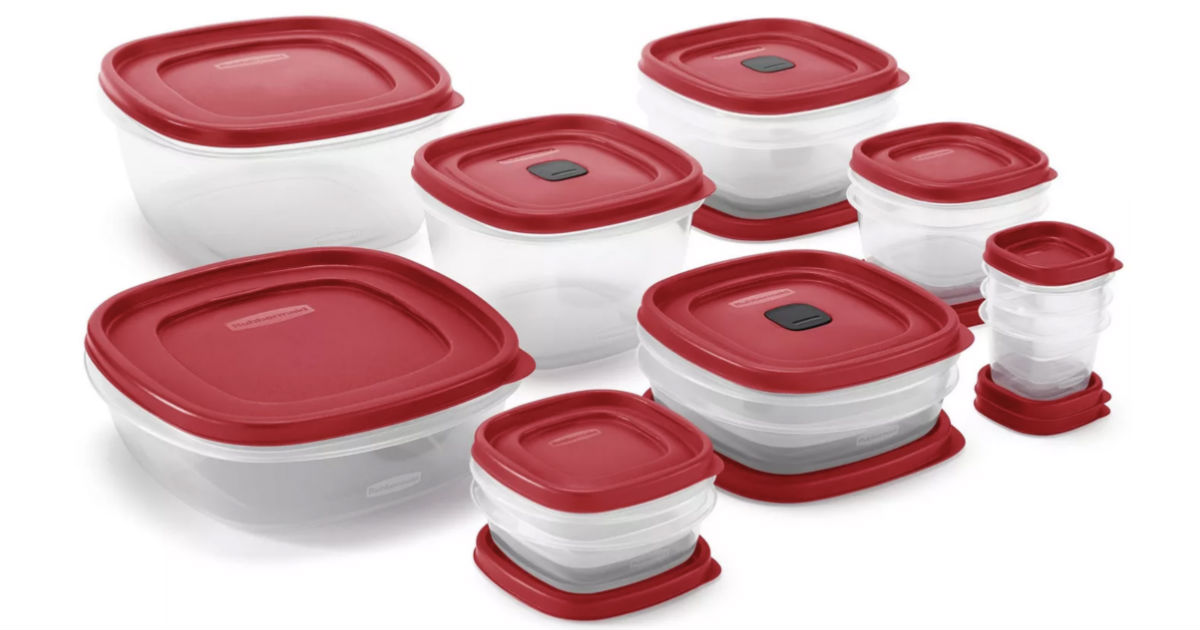 Rubbermaid 28-Pc Plastic Food Container Set ONLY $7.59 Shipped
