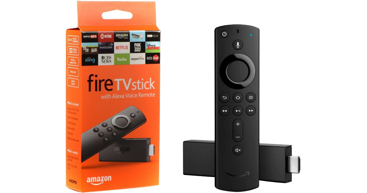 Amazon Fire TV Stick + Alexa Voice Remote ONLY $19.99 (Reg $40) 