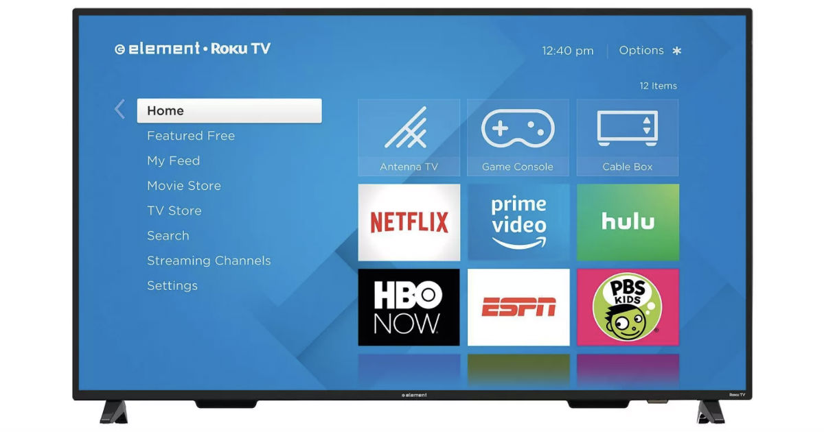 Element 65-In 4K Roku Smart TV...