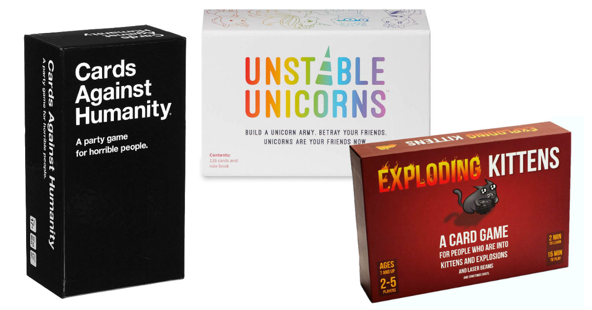 Save up to 50% on Party Games on Amazon