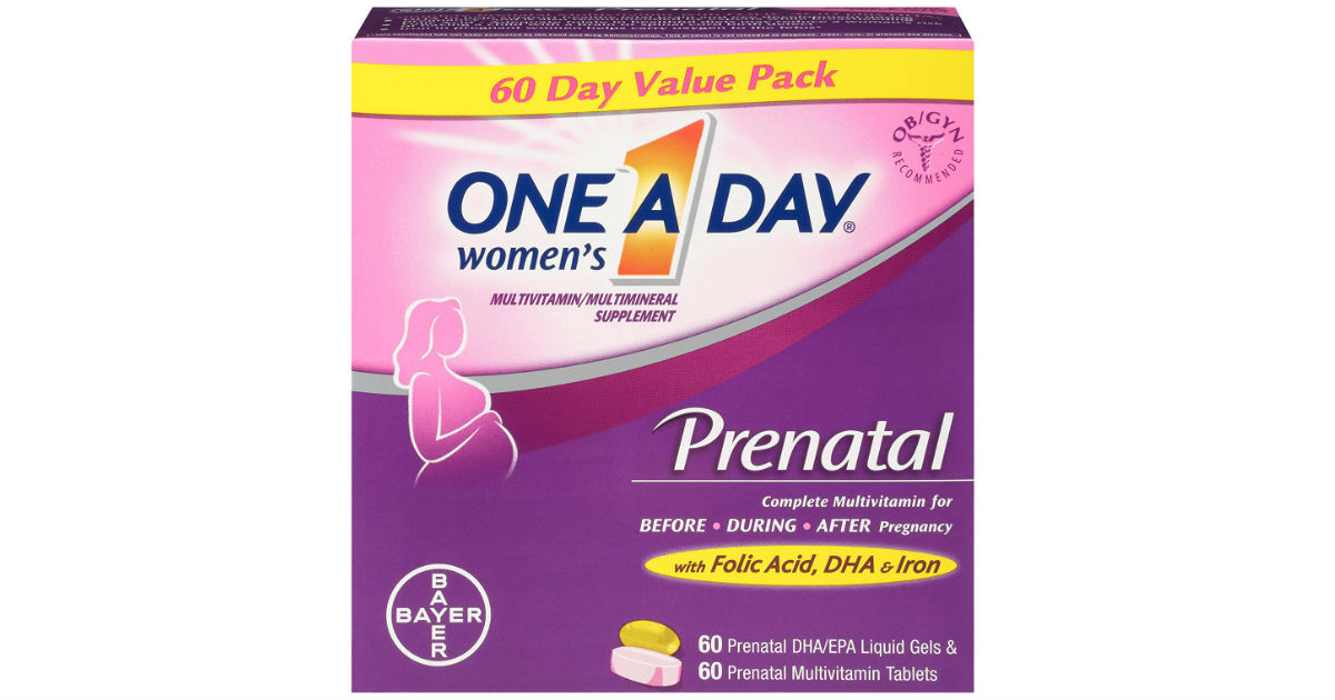 One A Day Women's Prenatal Multivitamin ONLY 16.17 (Reg. 32) Daily