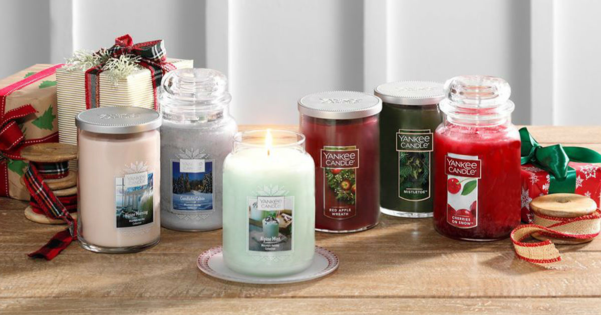 Large Yankee Candles ONLY $12 (Reg. $29.50)