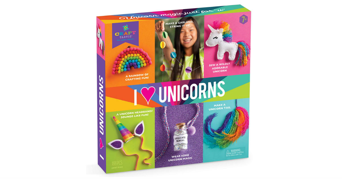 Craft-tastic I Love Unicorns Kit ONLY $10.51 (Reg. $23)