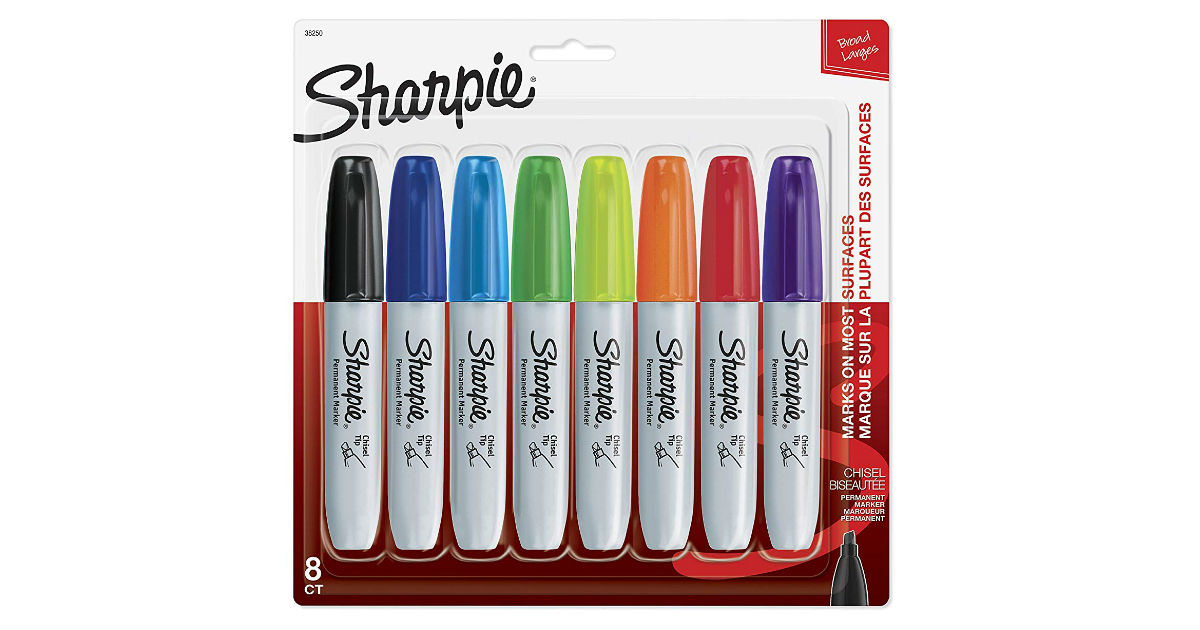 Sharpie Chisel Tip Markers ONLY $5.94 (Reg. $12.57)
