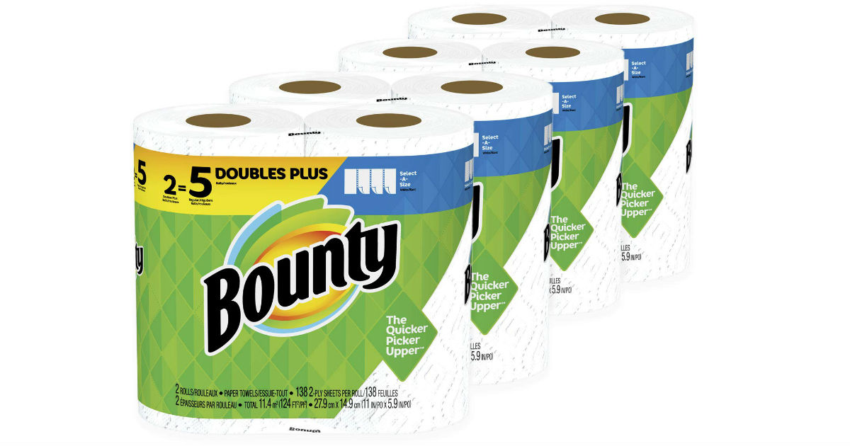Bounty Select A-Size Paper Towels 24 Rolls ONLY $0.27 per Roll