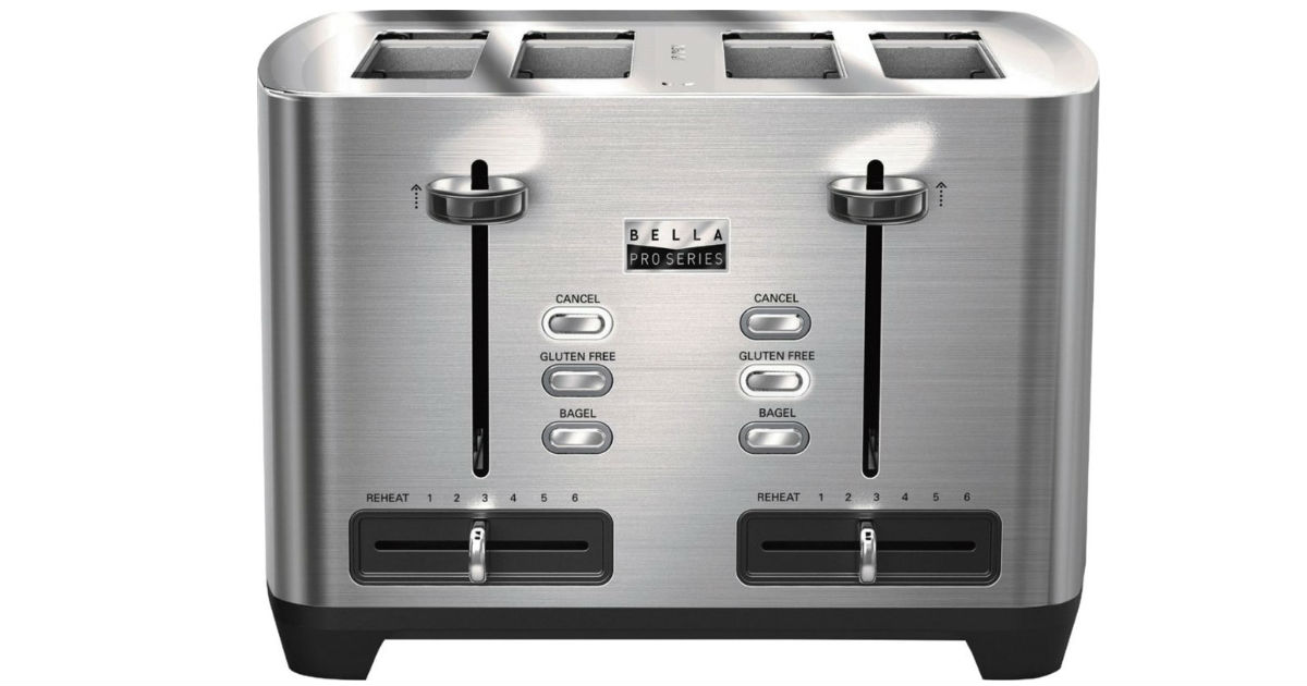 Bella Pro Series 4Slice Toaster ONLY 39.99 at Best Buy Daily Deals