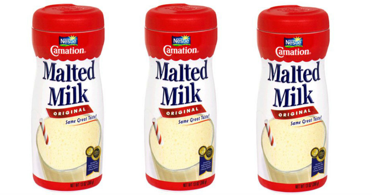 Carnation Malted Milk, Original 3-Pack ONLY $5.58 Shipped