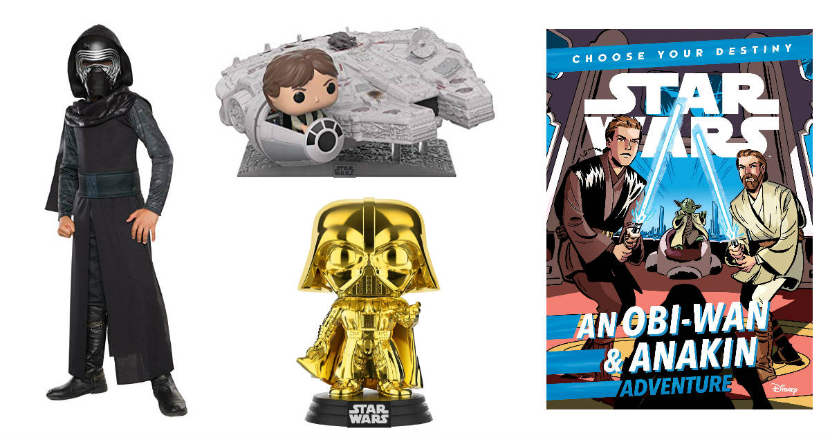 Save up to 79% on Star Wars Toys, Books, Home, & More on Amazon