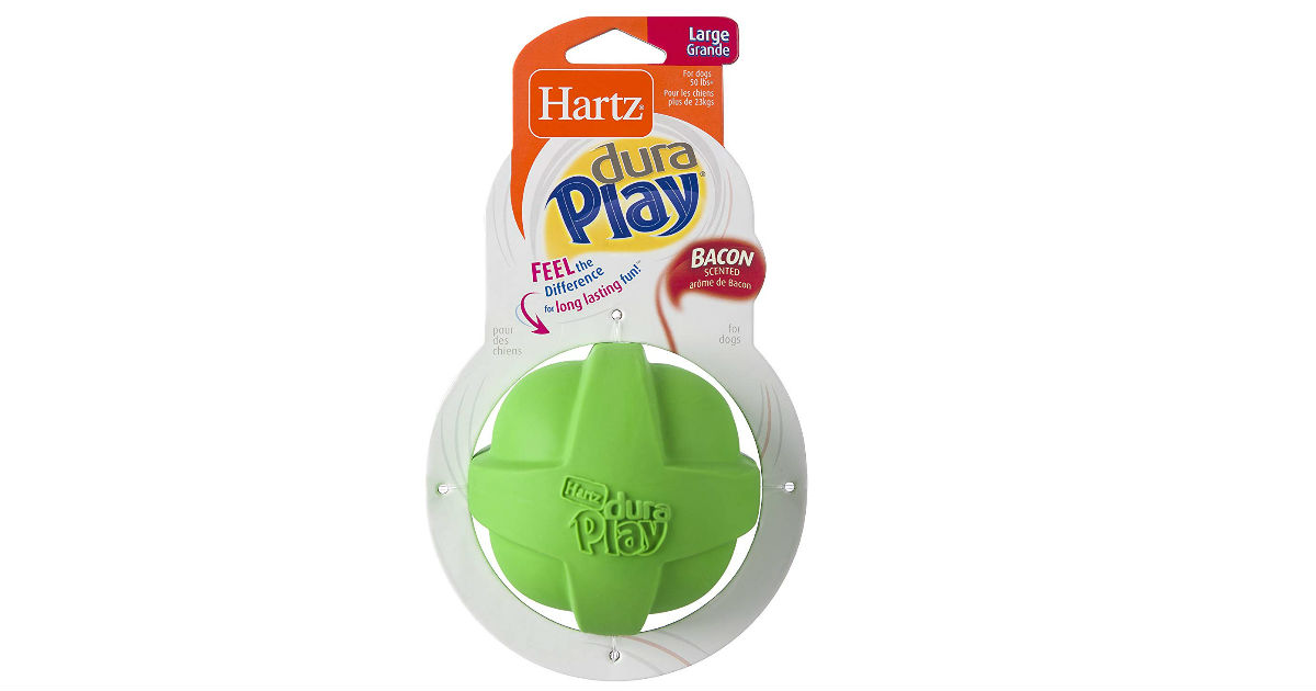 Hartz Dura Play Bacon Scented Dog Ball ONLY $2.41 on Amazon