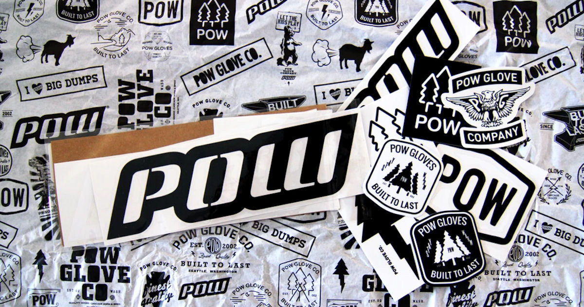 FREE POW Gloves Sticker Pack