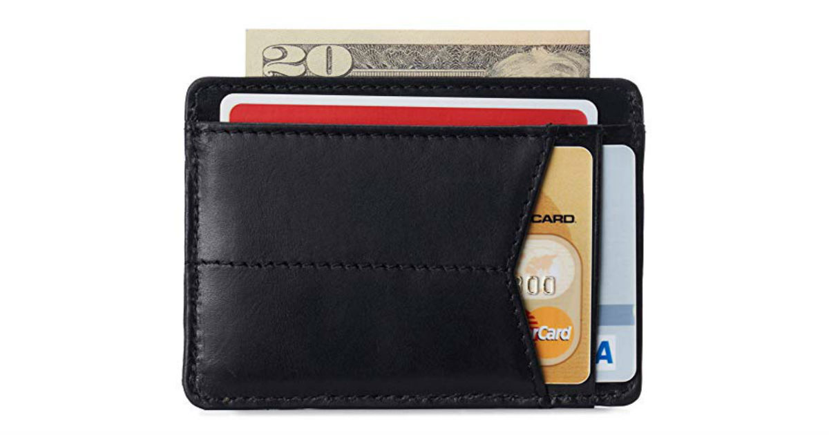 Alpine Swiss RFID Minimalist Wallet ONLY $8.99 (Reg. $45)