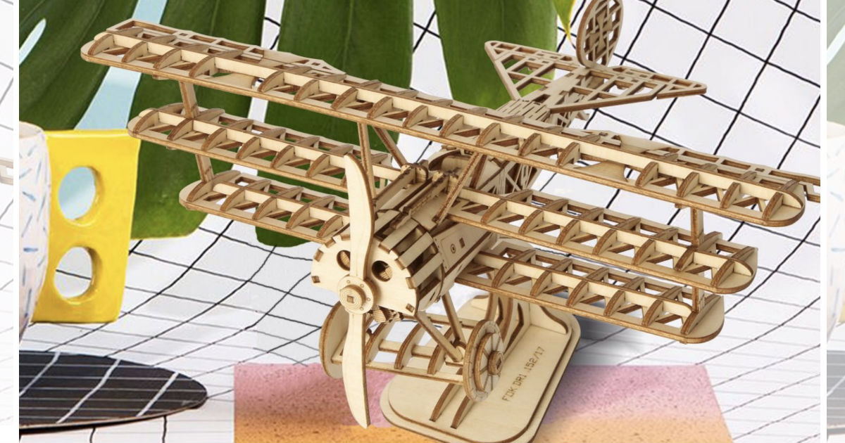 Robotime 3D Wooden Puzzle Kits ONLY $9.80 (Reg $20) on Amazon