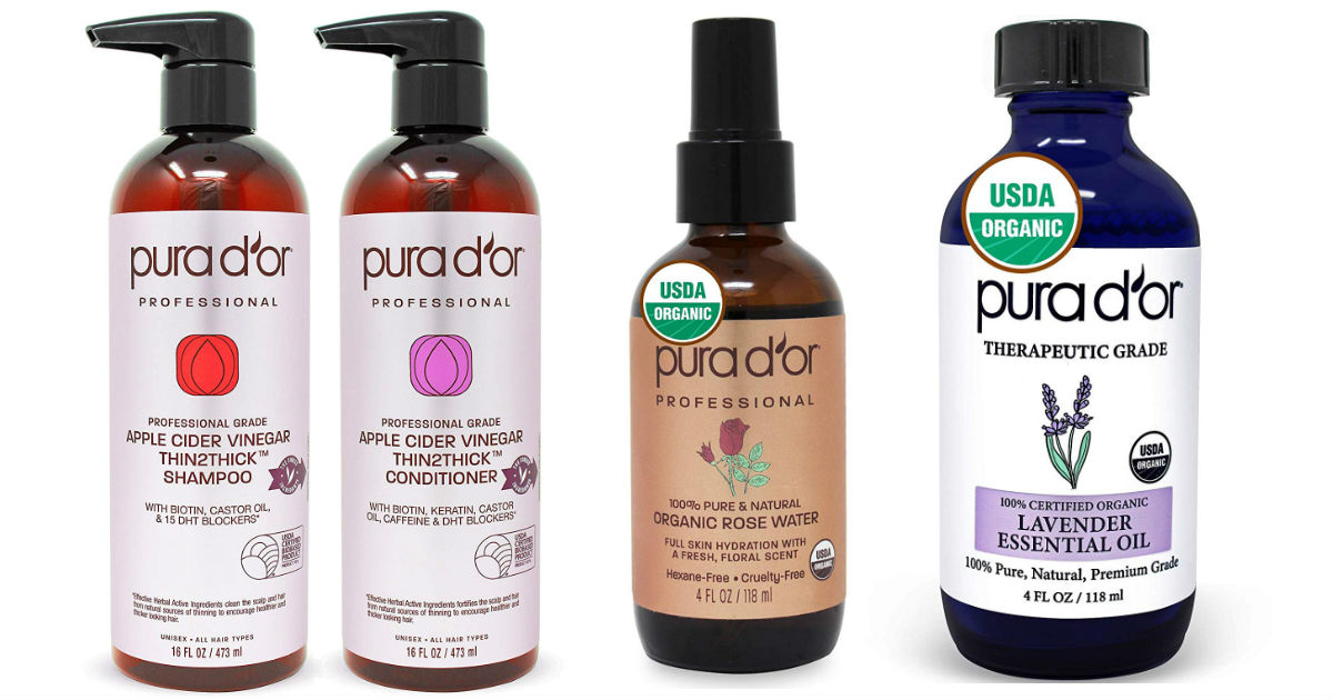 Save up to 75% on PURA D'OR Premium Beauty Products
