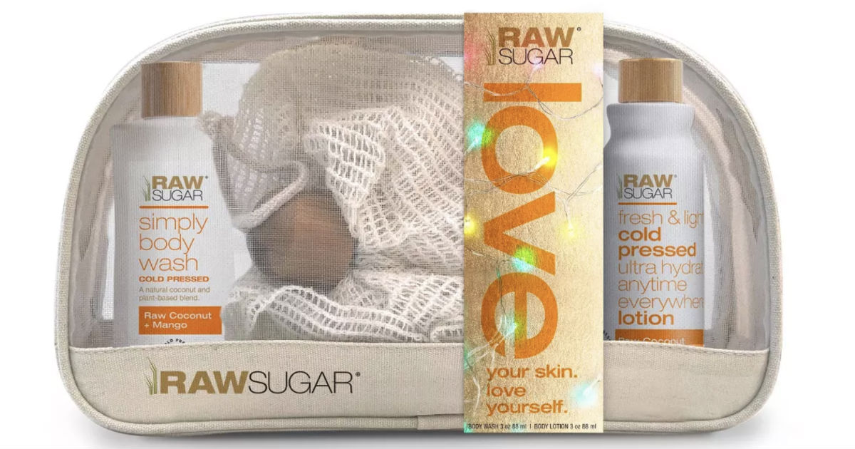 Raw Sugar Raw Coconut + Mango Travel Gift Set ONLY $5 (Reg $10) - Daily