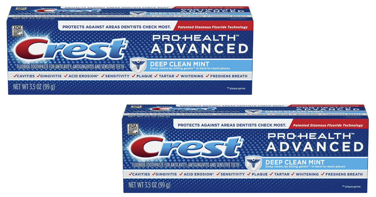 Crest Toothpaste ONLY $1.32 at Walgreens (Reg $3.79)