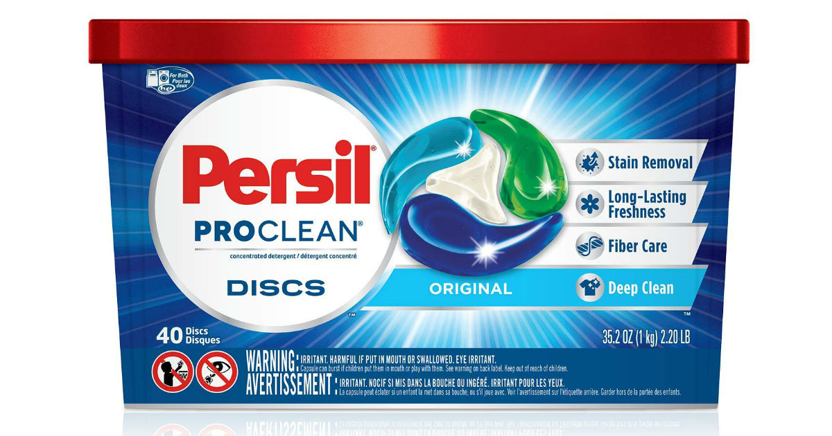 Persil ProClean 40-Count Discs ONLY $8.99 Shipped