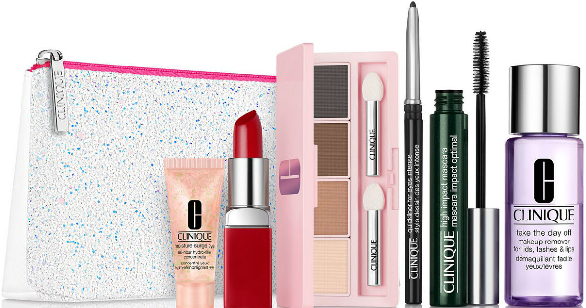 Clinique 7-Pc Merry & Bright Set ONLY $29.62 at Macy's (Reg $40)
