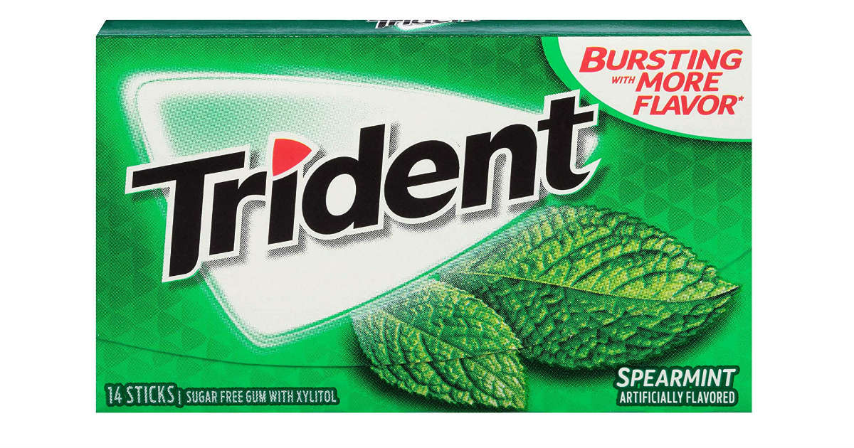 Trident Sugar Free Gum 12-Pk ONLY $5.54 at Amazon
