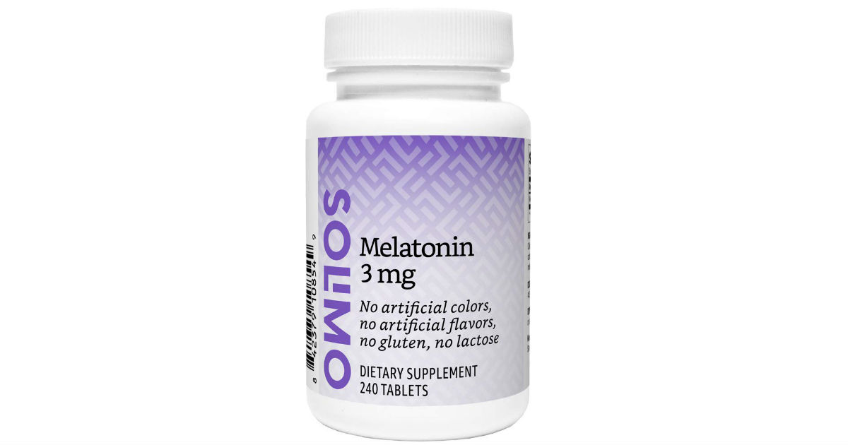 Solimo Melatonin 3mg 240 Tablets ONLY $4.27 Shipped