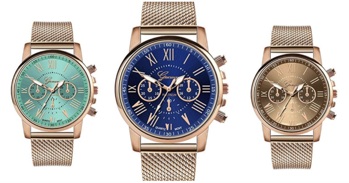 Luxury Quartz Stainless Steel Watch ONLY $2.99 Shipped