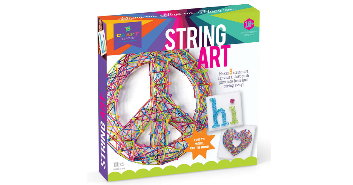 Craft-tastic String Art Kit ONLY $10.04 (Reg. $20)