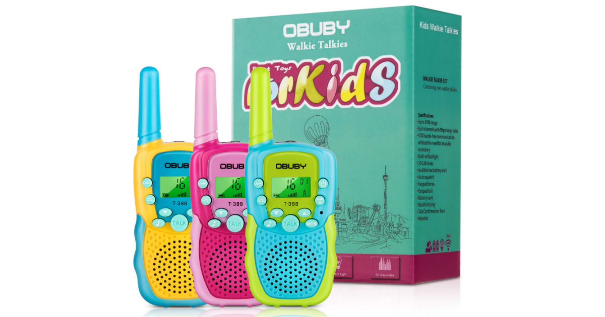 Obuby Walkie Talkies ONLY $18.99 (Reg. $37)