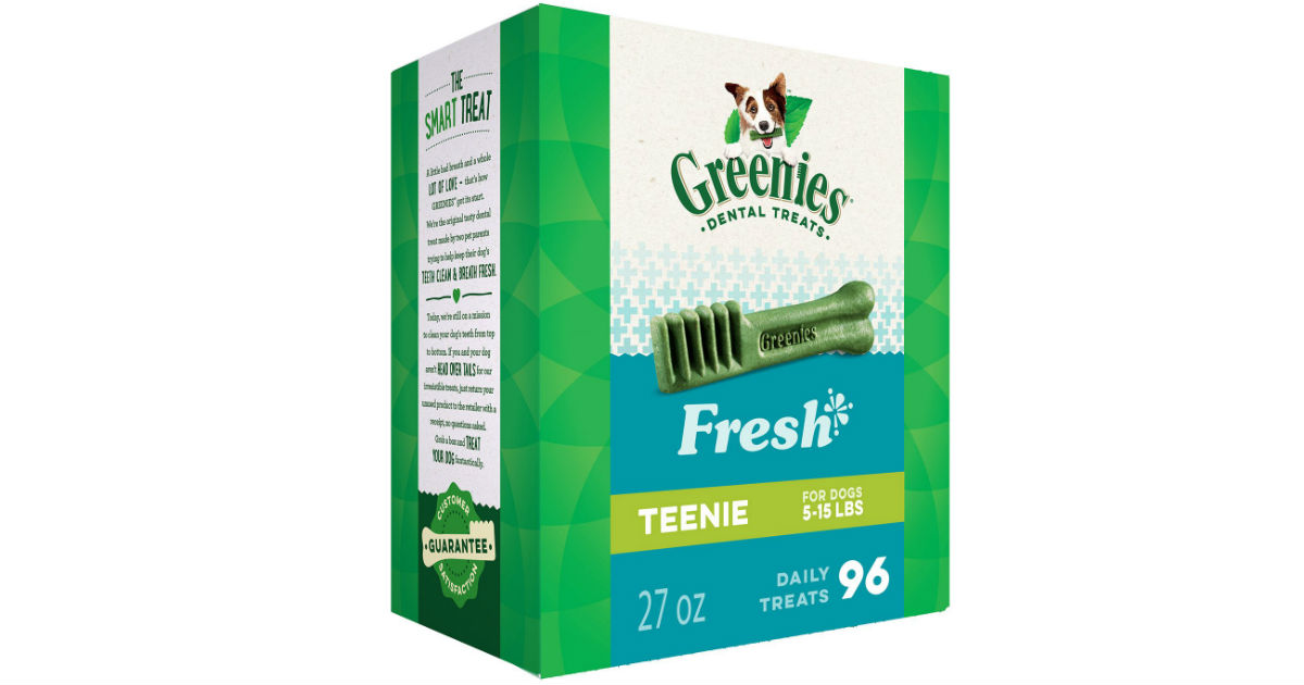 Greenies Fresh Natural Dental Dog Treats ONLY $12.73 Shipped