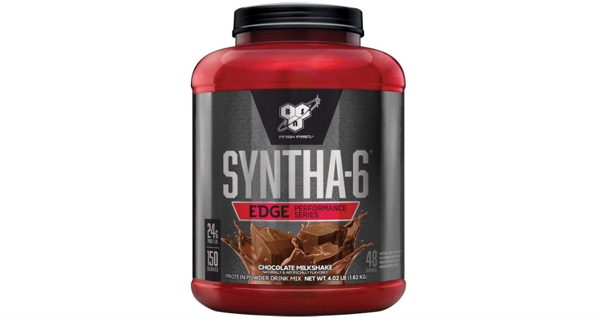 BSN SYNTHA-6 EDGE Protein Powder 4-lbs Only $23.94 Shipped