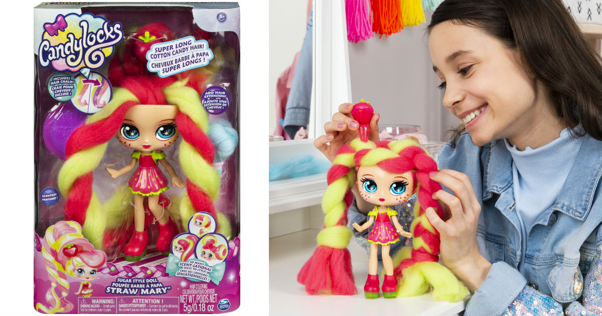 Candylocks Scented Collectible Doll w/ Accessories ONLY $6.65