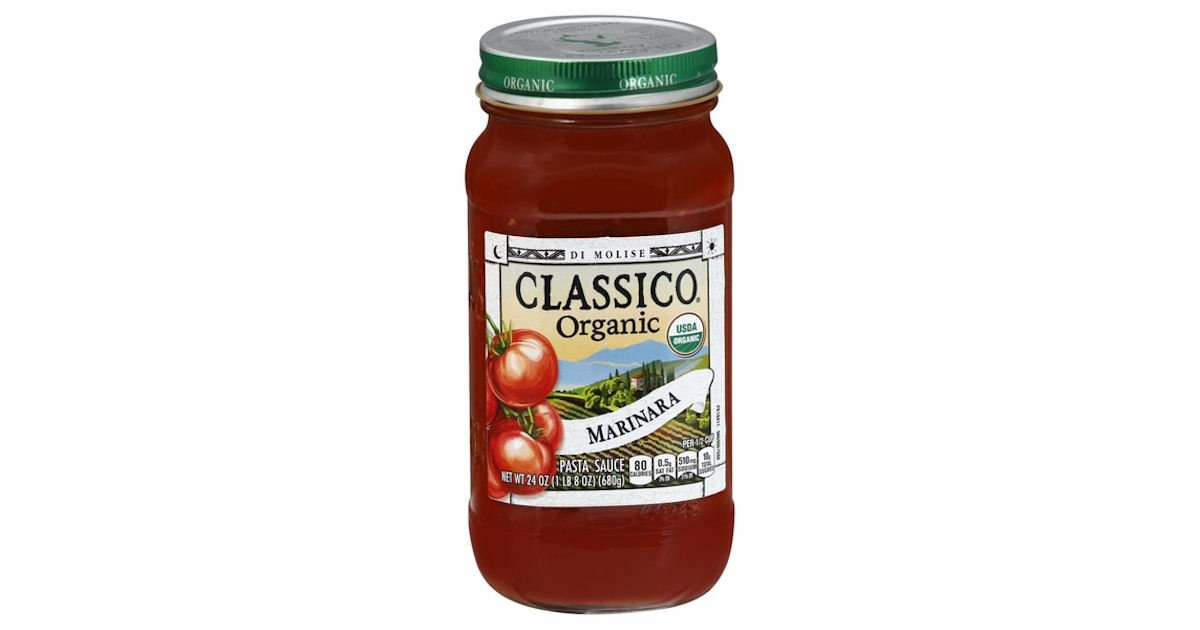 Free Classico Organic Pasta Sauce Free Product Samples