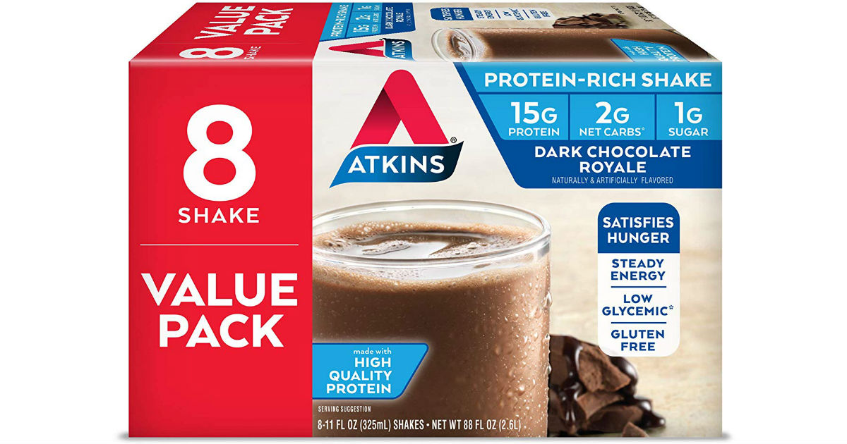 Atkins High Protein Shakes 24-Pack Only $18.91 Shipped on Amazon