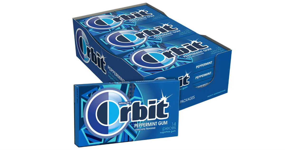 Orbit Gum Wrigley's Peppermint 12-Pack ONLY $5.59 Shipped