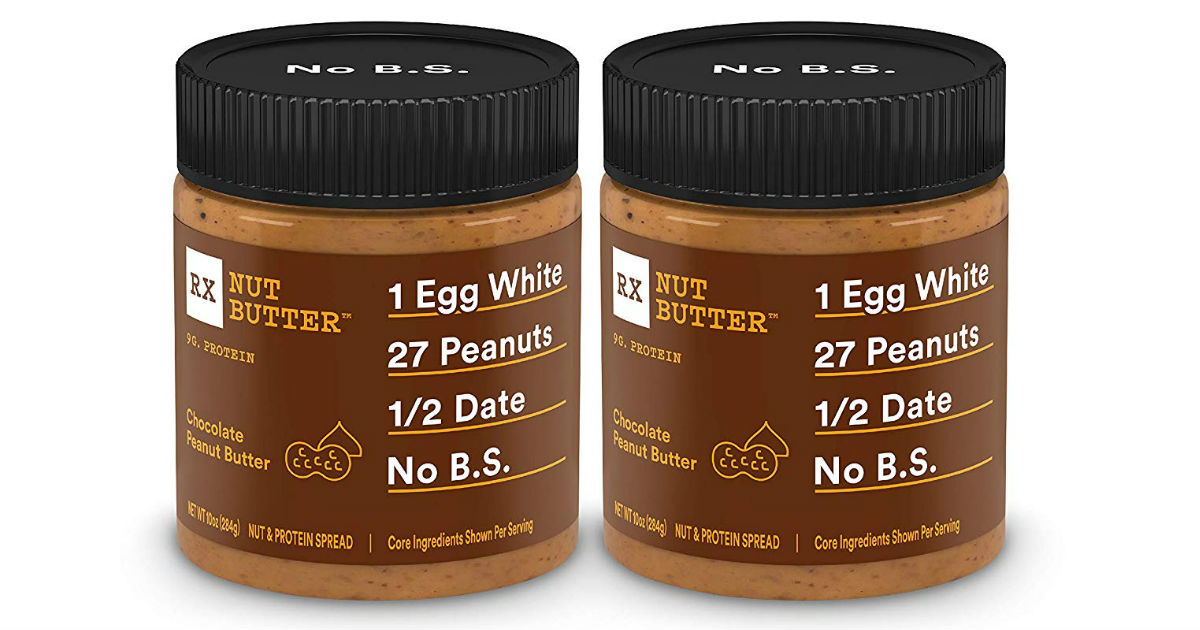 RX Nut Butter Chocolate Peanut Butter 2-Pk ONLY $5.92 Shipped