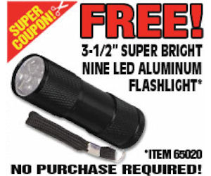 Harbor Freight Free Super Bright Led Flashlight With Coupon Printable Coupons