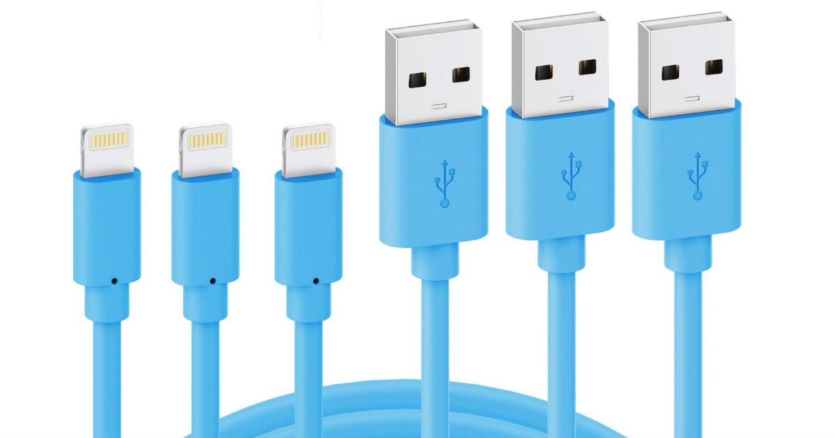 Quntis Lightning Cable 3-Pack ONLY $5.94 (Reg. $12)