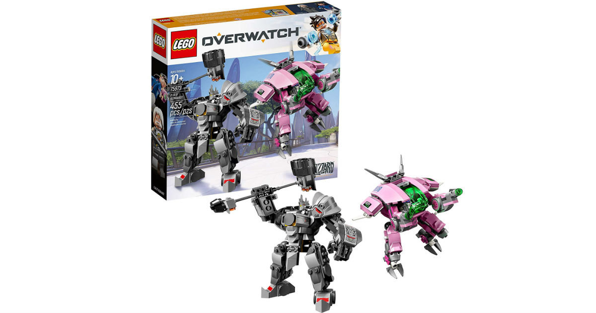 LEGO Overwatch D.Va and Reinhardt Mech Building Kit ONLY $25.99