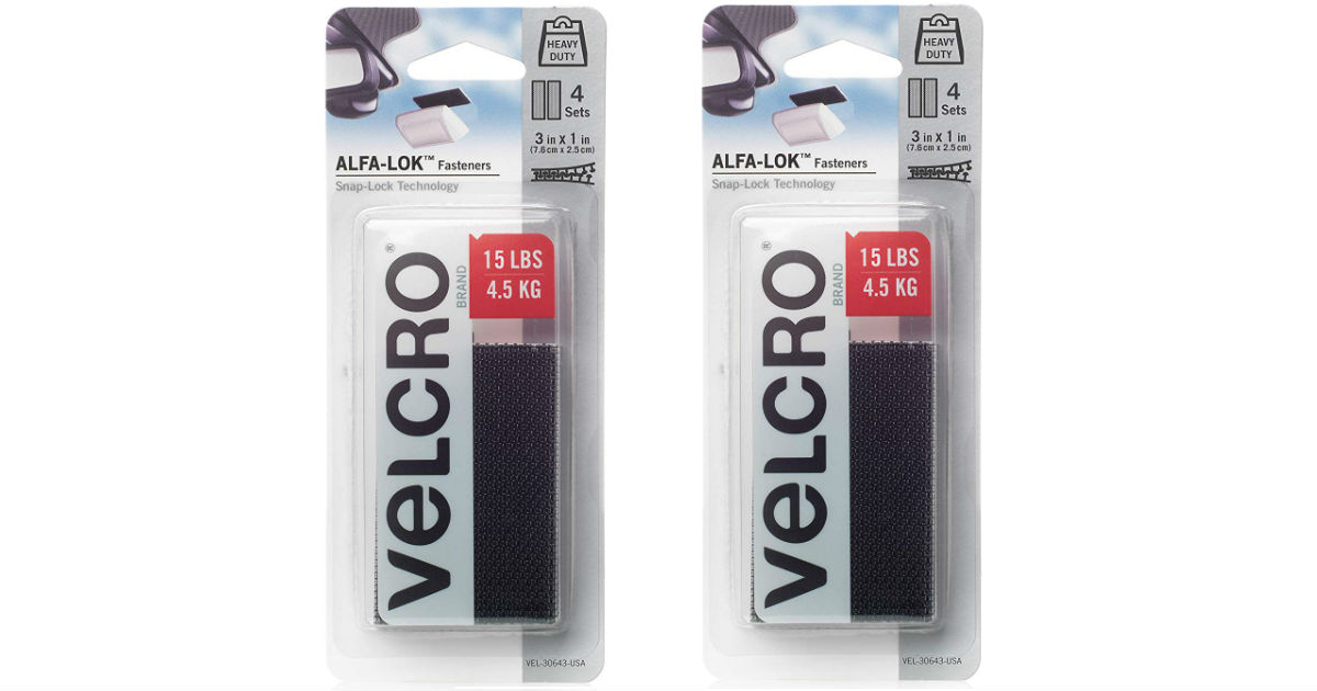 4 Sets of Velcro Brand AlfaLok Fasteners ONLY 2.99 on Amazon Daily