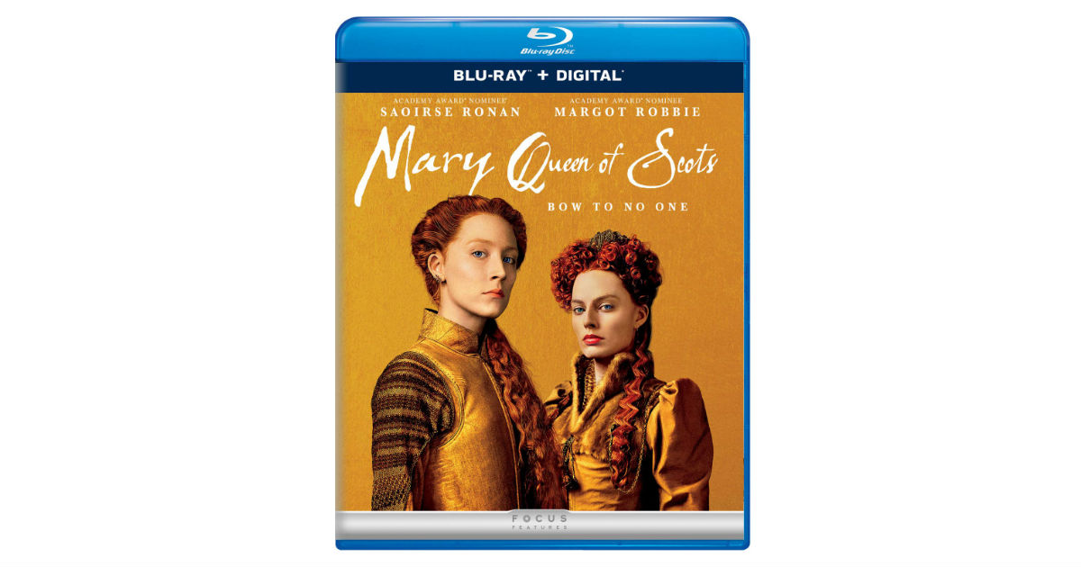 Mary Queen of Scots Blu-ray ONLY $9.99 (Reg. $20)