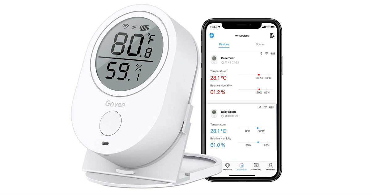 Temperature Humidity Monitor ONLY $24.55 (Reg. $50)