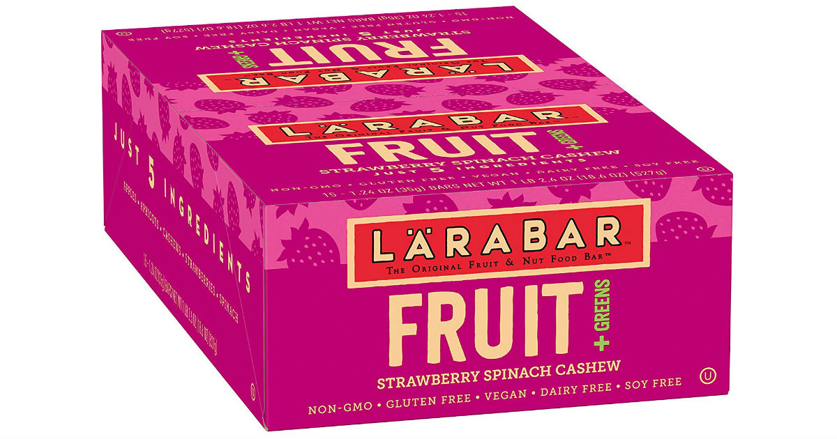 Larabar Gluten Free & Vegan Fruit Bar ONLY $9.96 Shipped