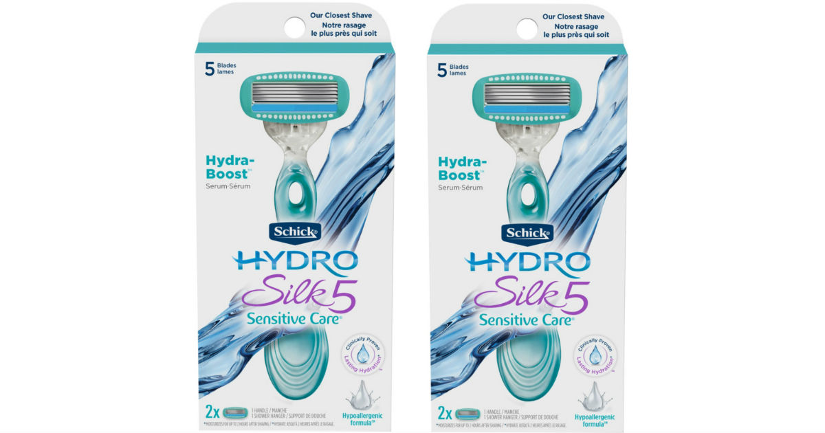 Schick Hydro Silk 5 Sensitive Care Razor ONLY $2.39 at Target