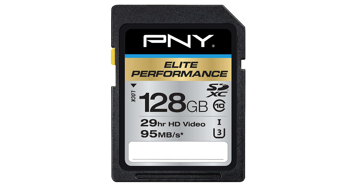 PNY Elite Performance 128 GB Flash Card ONLY $15.99 (Reg. $45)