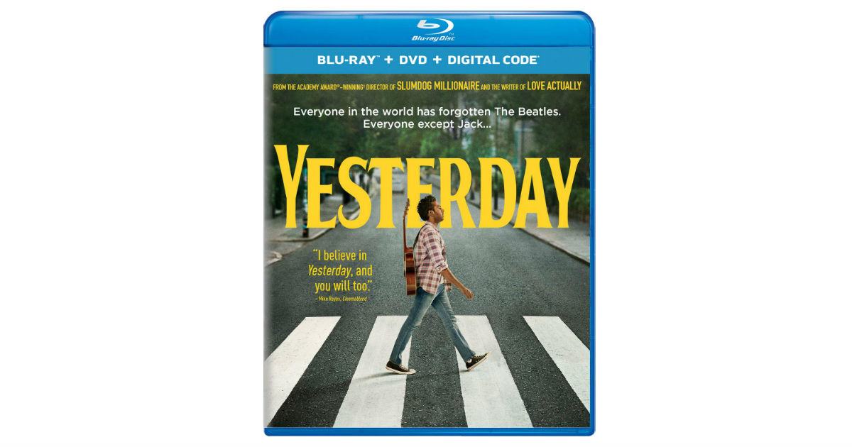 Yesterday Blu-ray + Digital ONLY $10 (Reg. $23)