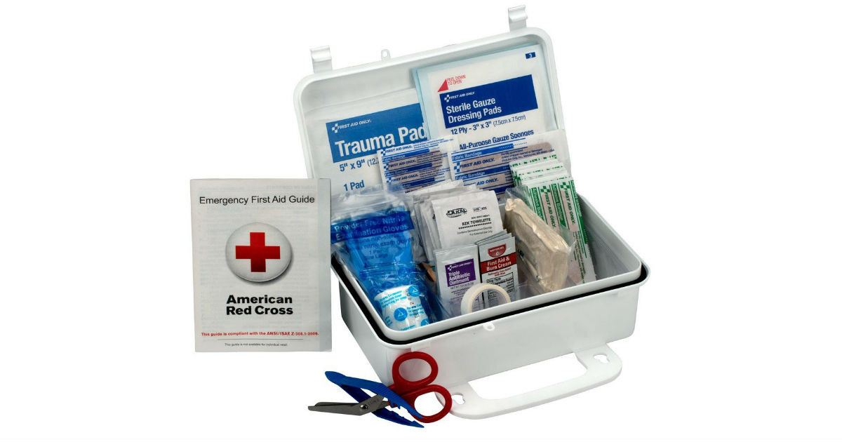 First Aid 10-Person Kit ONLY $10.29 (Reg. $21)